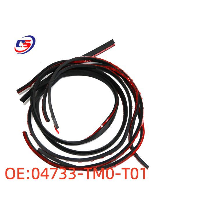 Rear Windshield Weatherstrip 04733-TM0-T01 for Honda CITY 2009, 2012, 2014.
Rear Windshield Weatherstrip 04733-TM0-T01 for Honda CITY 2009, 2012, 2014.