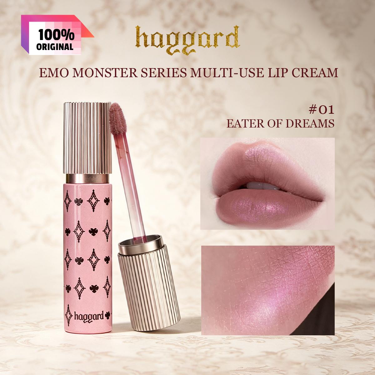 Haggard EMO Monster Series Multi-Use Lip Cream 4g/0.14oz 01 Eater of Dreams
Haggard EMO Monster Series Multi-Use Lip Cream 4g/0.14oz 01 Eater of Dreams