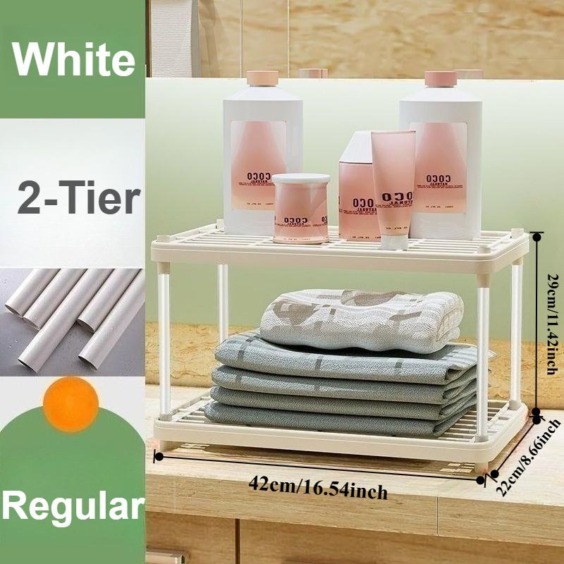 1PC 4-Tier Plastic Storage Organizer Rack Heavy-Duty Space-Saving Storage for Living Room Bedroom Kitchen Bathroom Office Decor
1PC 4-Tier Plastic Storage Organizer Rack Heavy-Duty Space-Saving Storage for Living Room Bedroom Kitchen Bathroom Office Decor
