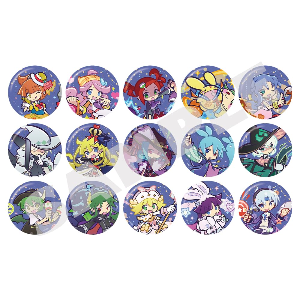 Puyo Puyo Quest Anniversary Can Badge Collection (15 types in total)
Puyo Puyo Quest Anniversary Can Badge Collection (15 types in total)