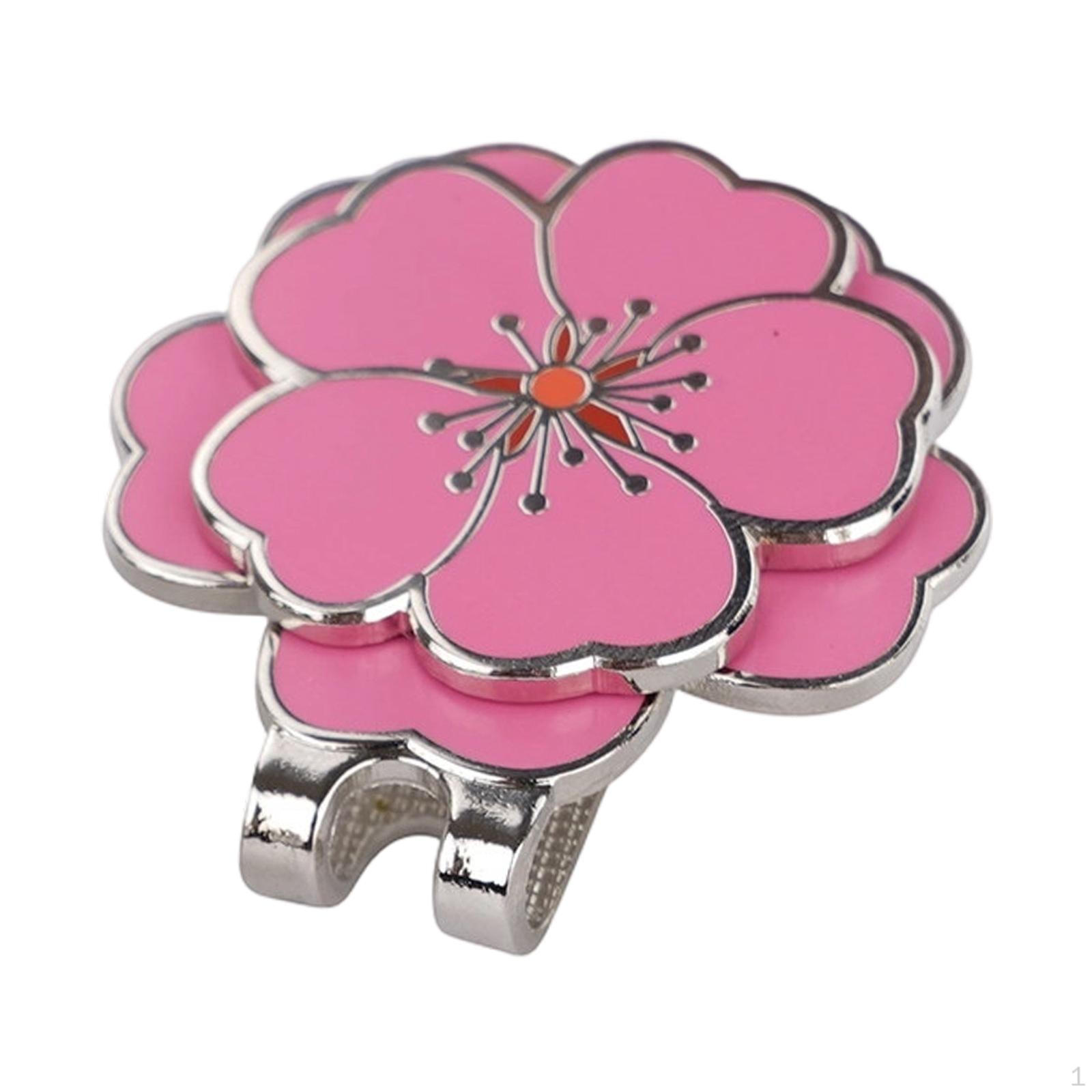 Flower Golf Ball Marker with Cap Clip, Lightweight, Metal Accessory, Easy to Carry, Suitable for All Pink
Flower Golf Ball Marker with Cap Clip, Lightweight, Metal Accessory, Easy to Carry, Suitable for All Pink