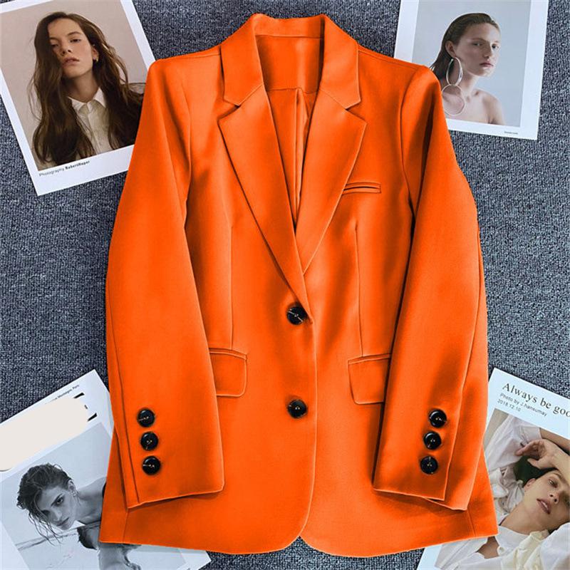 Brown Loose Straight Cut Slimming Women s Suit Jacket Korean Style Spring Autumn New Small Size Western Top Quality Polyester S
Brown Loose Straight Cut Slimming Women s Suit Jacket Korean Style Spring Autumn New Small Size Western Top Quality Polyester S