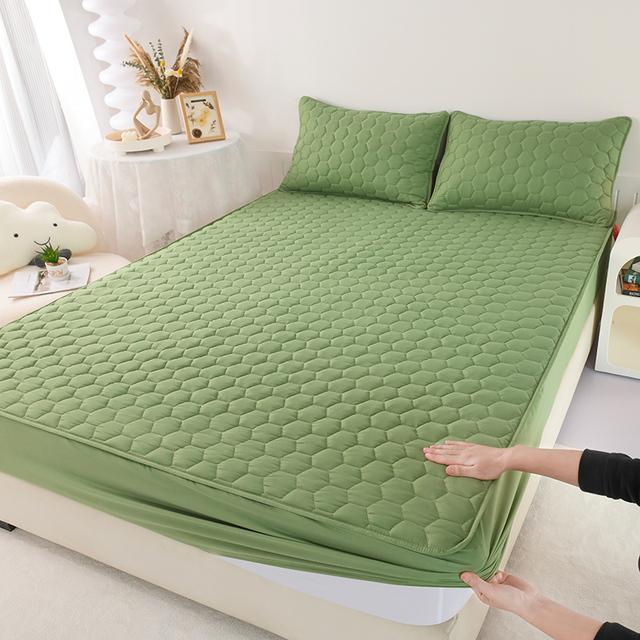 Дышащий стеганый чехол для кровати, наматрасник, чехол с милым принтом, стеганый наматрасник, защита от клещей, наволочка в комплект не входит 120x200x30cm зелёный
Дышащий стеганый чехол для кровати, наматрасник, чехол с милым принтом, стеганый наматрасник, защита от клещей, наволочка в комплект не входит 120x200x30cm зелёный