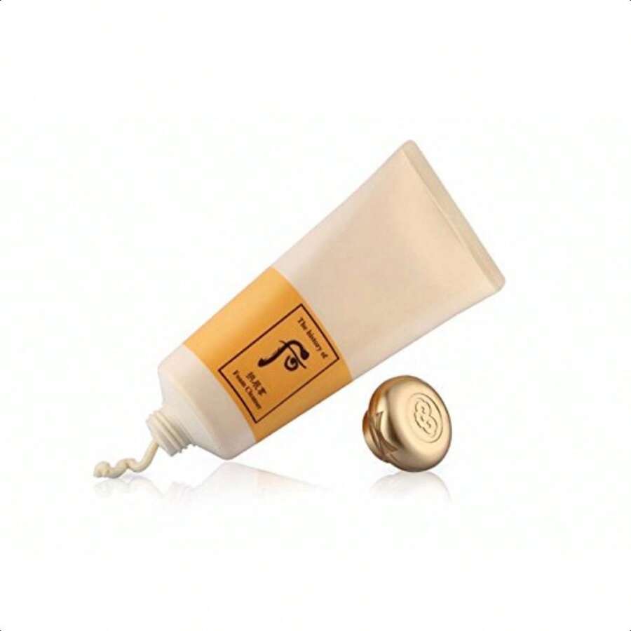 The History of Whoo Gongjinhyang Facial Foam Cleanser 180ml | Rich & Gentle Foaming Cleanser For Facial Grime & Makeup Removal
The History of Whoo Gongjinhyang Facial Foam Cleanser 180ml | Rich & Gentle Foaming Cleanser For Facial Grime & Makeup Removal