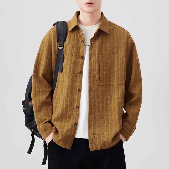 New Spring Japanese Retro Men s Loose Shirt Color Plaid Casual American Shirt Jacket M
New Spring Japanese Retro Men s Loose Shirt Color Plaid Casual American Shirt Jacket M