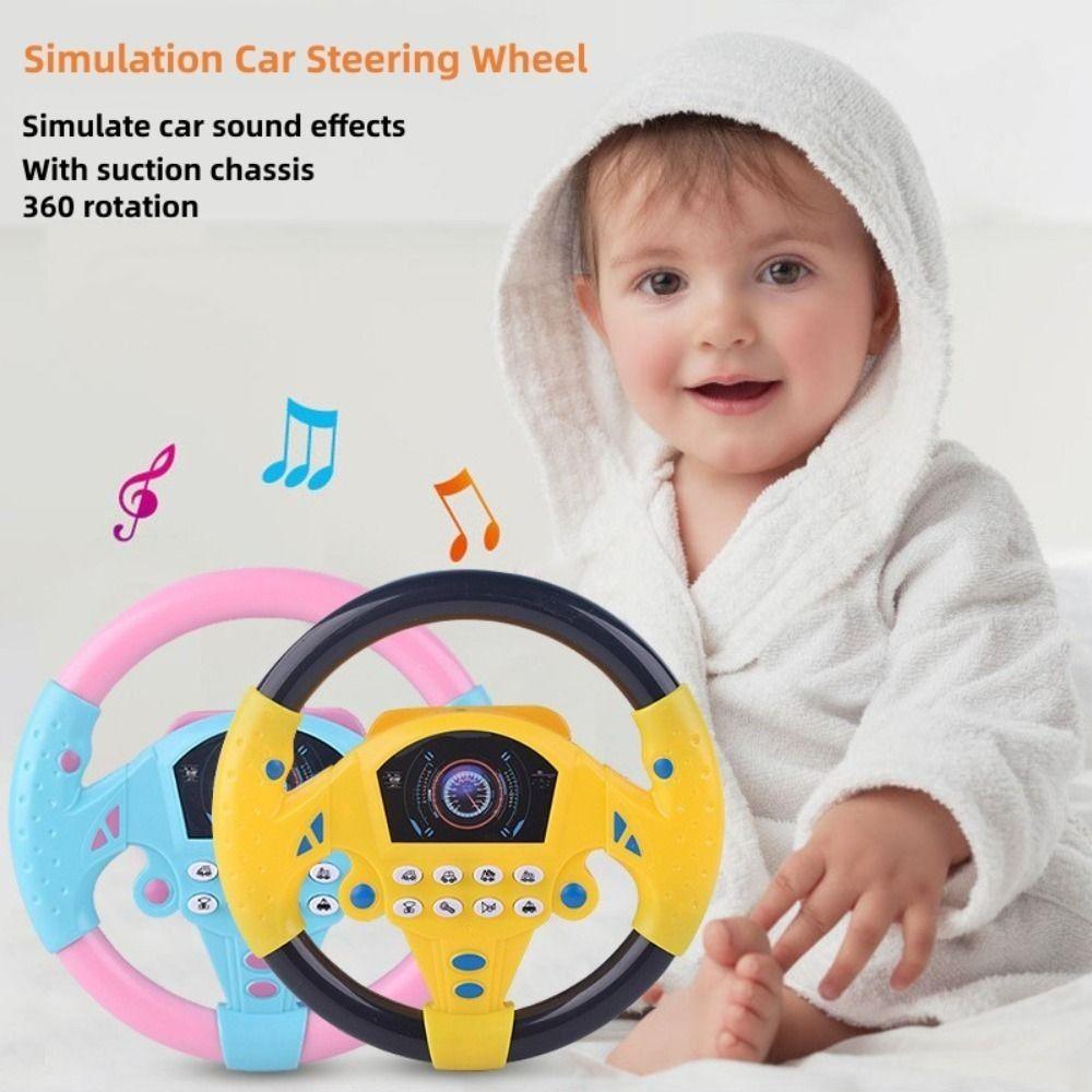 Multi Functional Copilot Music Steering Wheel Simulate Driving Car Toy Children Gift style 2
Multi Functional Copilot Music Steering Wheel Simulate Driving Car Toy Children Gift style 2