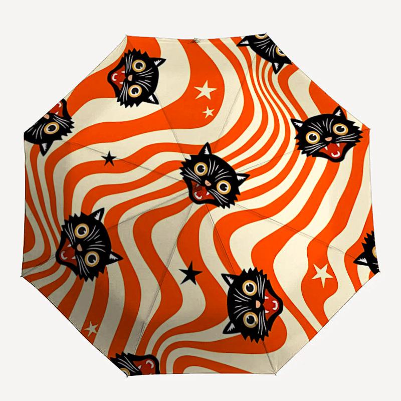 1pc Halloween Cats Automatic Umbrella - 8-Rib Portable Folding Black Iron Frame for Outdoor, Beach, Travel, Beach Umbrella,082
1pc Halloween Cats Automatic Umbrella - 8-Rib Portable Folding Black Iron Frame for Outdoor, Beach, Travel, Beach Umbrella,082