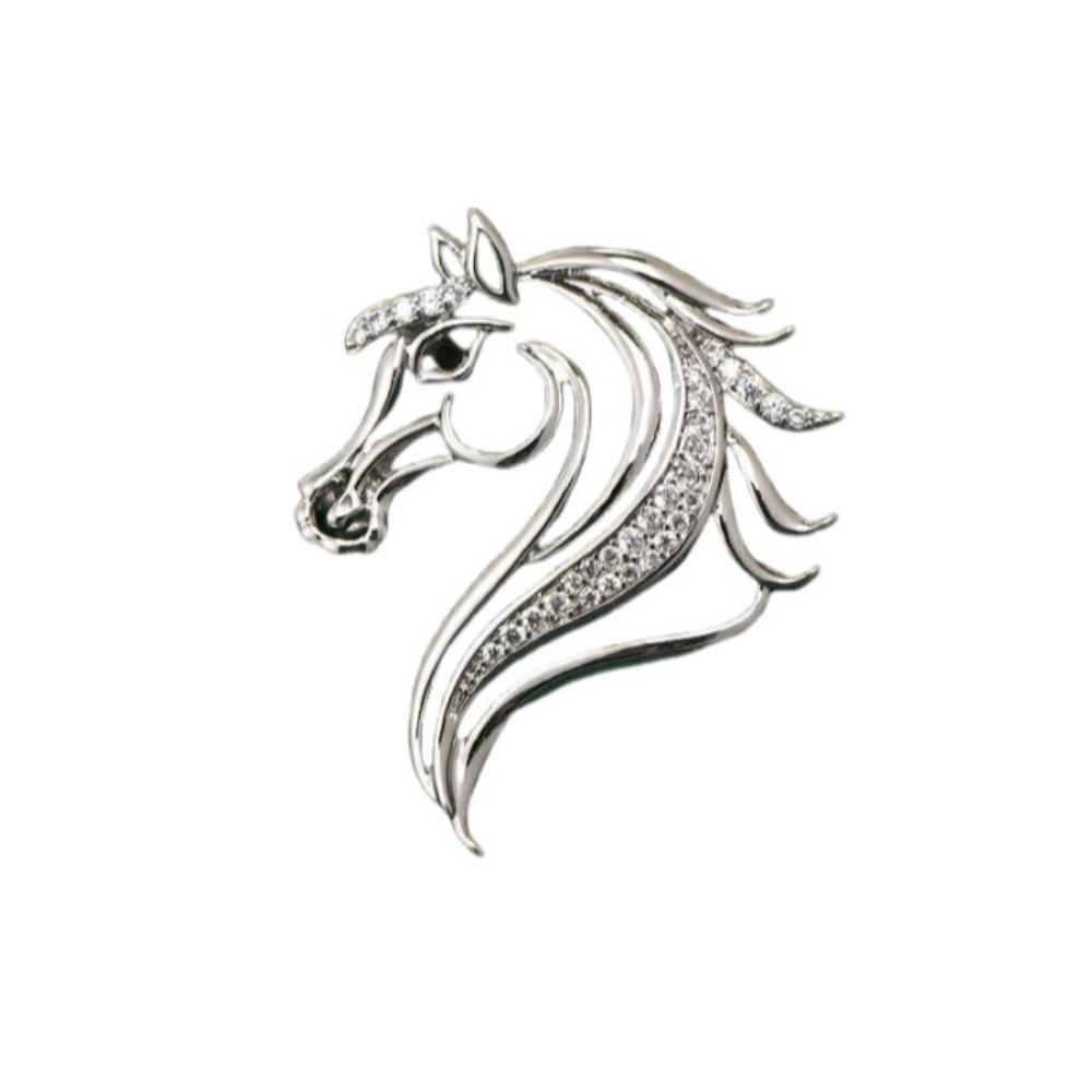 New Arrival Exquisite Hollow Horse Brooch Pin for Men Women Animal Rhineston Lapel Pins Clothes Fashion Accessories срібний
New Arrival Exquisite Hollow Horse Brooch Pin for Men Women Animal Rhineston Lapel Pins Clothes Fashion Accessories срібний