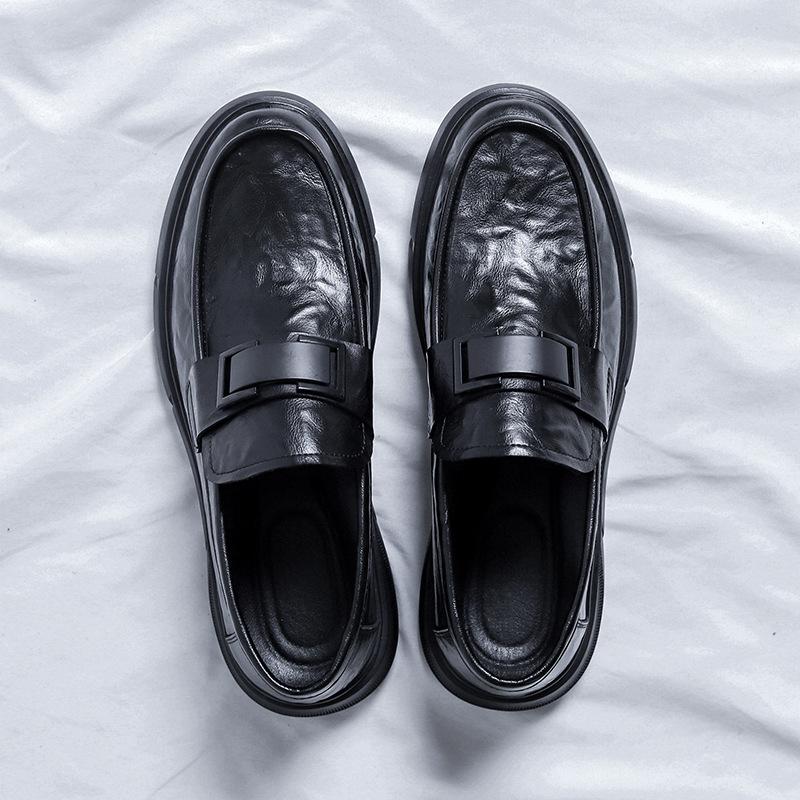 Летние новые деловые кожаные туфли с подставкой для ног, мужские модные дышащие туфли с пряжкой на мягкой подошве Doudou 6828-R 38 чёрный
Летние новые деловые кожаные туфли с подставкой для ног, мужские модные дышащие туфли с пряжкой на мягкой подошве Doudou 6828-R 38 чёрный