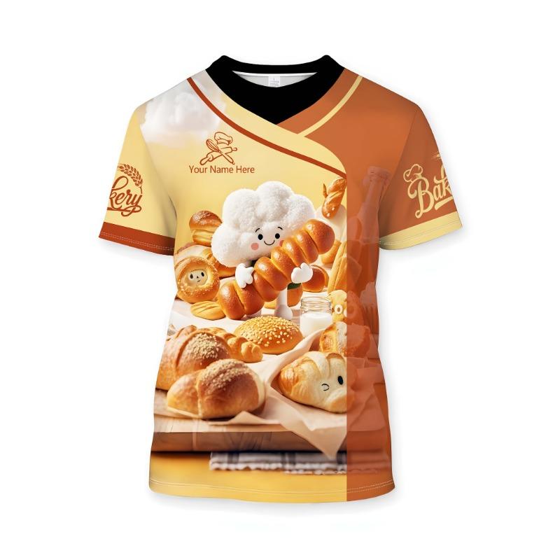 Chef round neck short sleeved top, all season comfortable, elegant pastry chef shirt, casual party outfit S
Chef round neck short sleeved top, all season comfortable, elegant pastry chef shirt, casual party outfit S