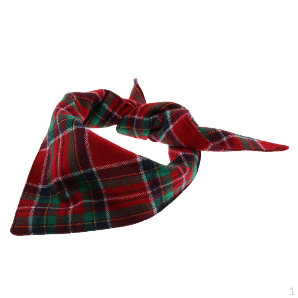 & Cat Fabric Plaid Bandana Puppy Scarf Decorative Saliva Towel Red Green Plaid
& Cat Fabric Plaid Bandana Puppy Scarf Decorative Saliva Towel Red Green Plaid