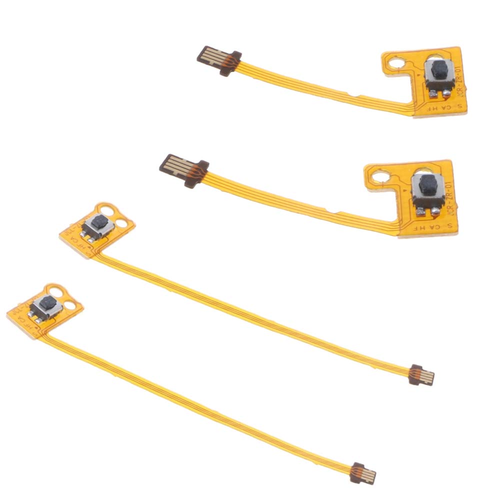 YFFSFDC Replacement Parts Compatible with Nintendo Switch NS Repair Parts ZR ZL Key Button Flex Cable 2 Sets Joy-CON
YFFSFDC Replacement Parts Compatible with Nintendo Switch NS Repair Parts ZR ZL Key Button Flex Cable 2 Sets Joy-CON
