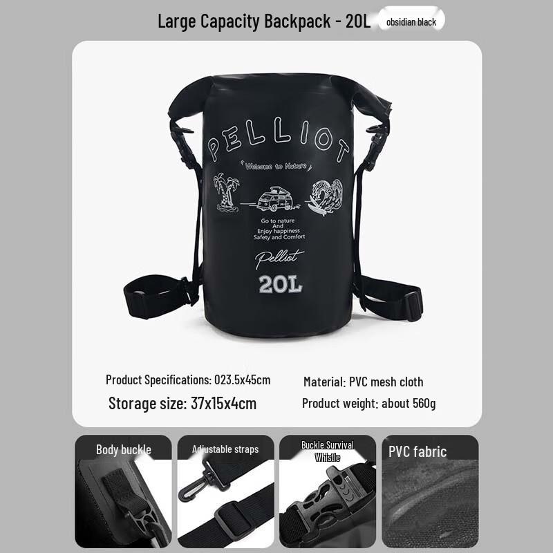 Pelliot 15-22L Outdoor Waterproof Backpack One Size
Pelliot 15-22L Outdoor Waterproof Backpack One Size