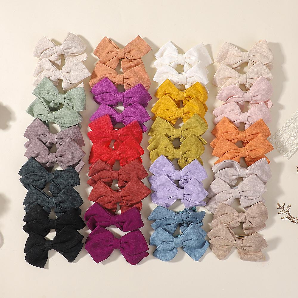 40pcs Random Soft Cotton Bow Hairpin Girl Sweet Plaid Design Hairpin Color Block Delicate Hairgripe Barrettes Kawaii Child Acces
40pcs Random Soft Cotton Bow Hairpin Girl Sweet Plaid Design Hairpin Color Block Delicate Hairgripe Barrettes Kawaii Child Acces