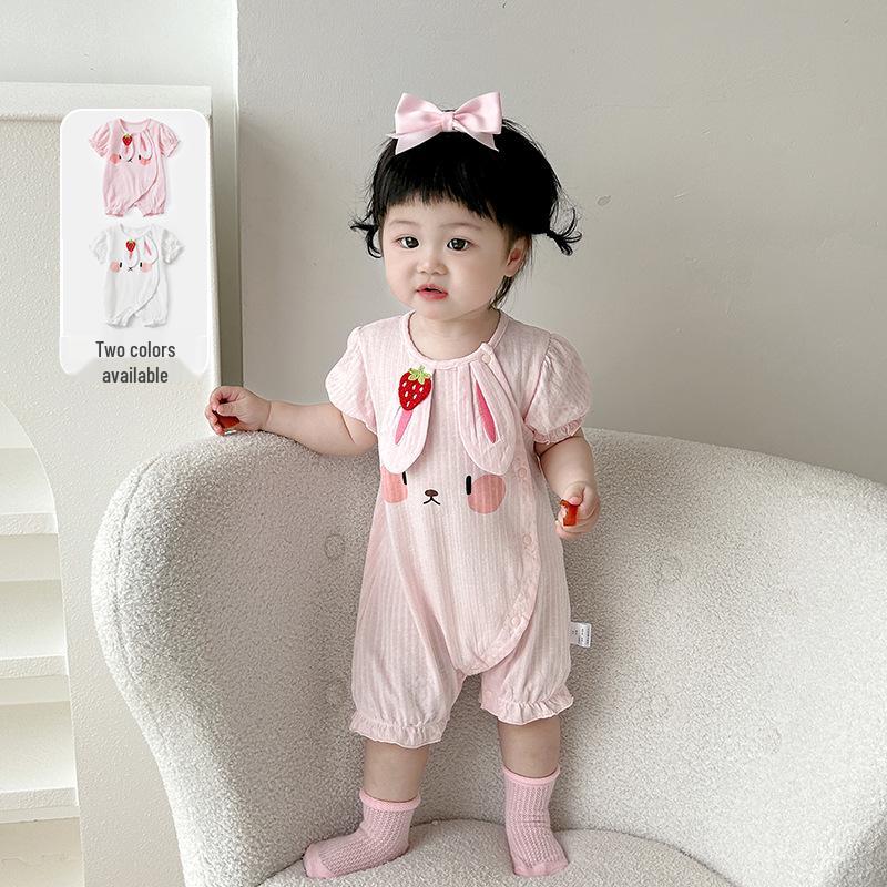 2025 Summer Baby Girl All-Cotton Snap Crotch Romper, Full Month Short, Super Cute Thin Harem Suit 59 білий
2025 Summer Baby Girl All-Cotton Snap Crotch Romper, Full Month Short, Super Cute Thin Harem Suit 59 білий