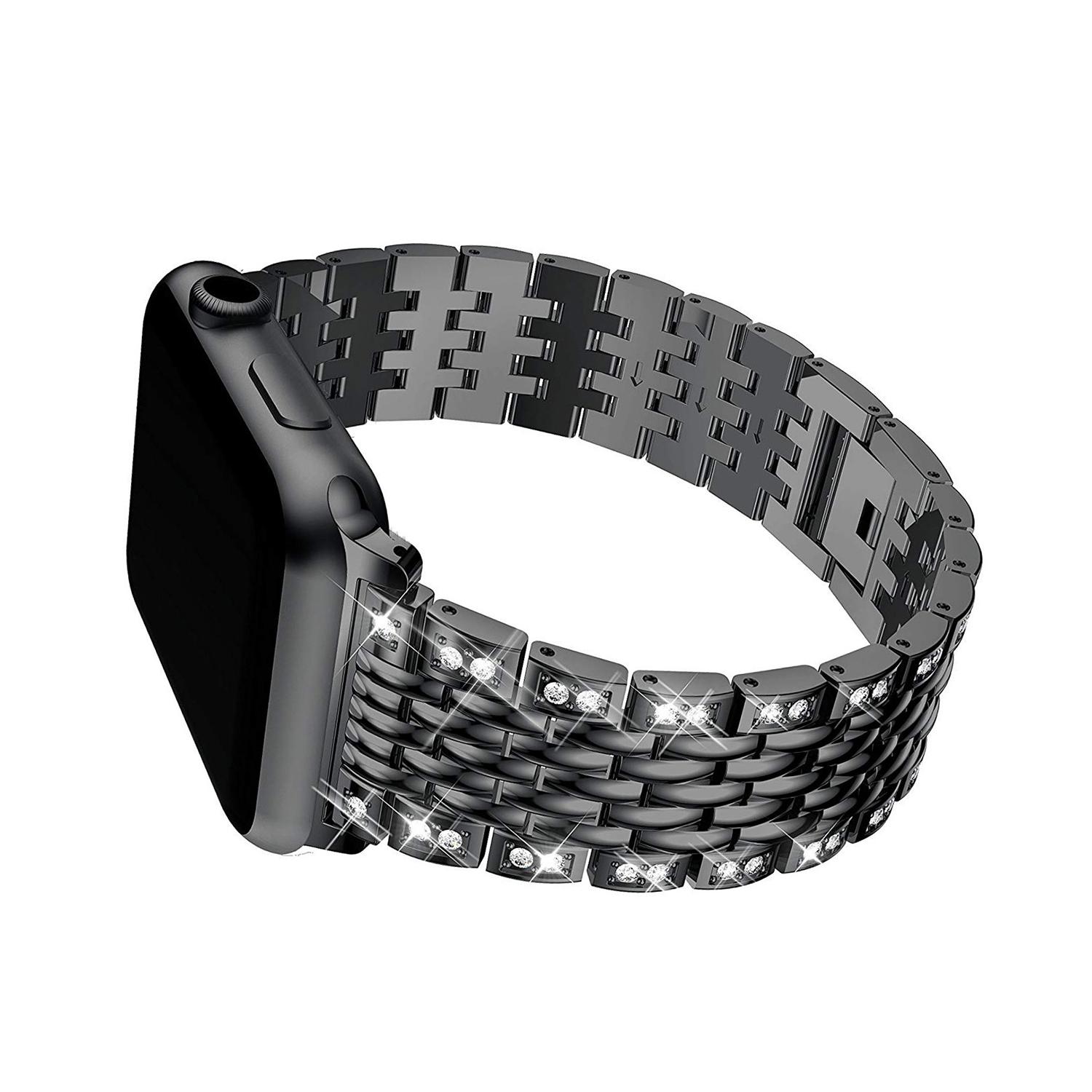 Rhinestone Decor Metal Smart Watch Strap for Apple Watch Series 10 42mm/9 8 7 41mm/SE (2023) SE (2022) SE 6 5 4 40mm/3 2 1 38mm Rose Gold
Rhinestone Decor Metal Smart Watch Strap for Apple Watch Series 10 42mm/9 8 7 41mm/SE (2023) SE (2022) SE 6 5 4 40mm/3 2 1 38mm Rose Gold