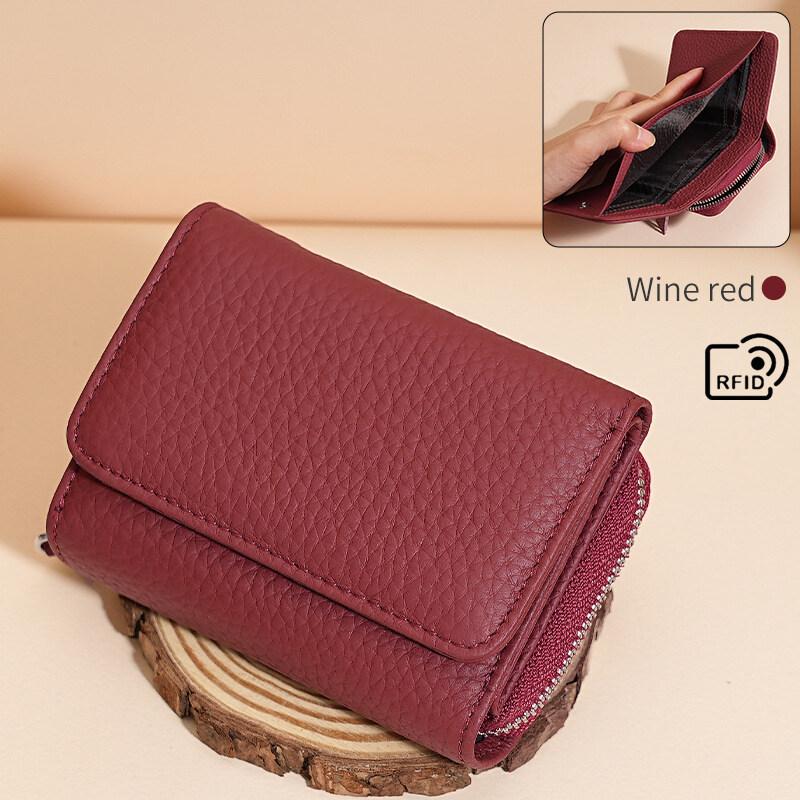 НОВЫЙ 2025 японский стиль, короткий женский держатель для карт из натуральной кожи, RFID-блокирующий кошелек, многофункциональный кошелек на молнии, тройной сгиб, сумка для хранения монет вино красного
НОВЫЙ 2025 японский стиль, короткий женский держатель для карт из натуральной кожи, RFID-блокирующий кошелек, многофункциональный кошелек на молнии, тройной сгиб, сумка для хранения монет вино красного