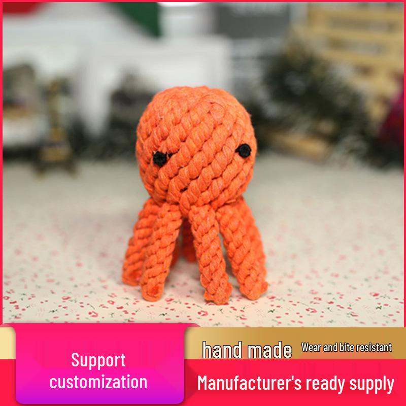 Handmade Cotton Rope Octopus Pet Toy – Durable Teething & Chewing Toy for Dogs
Handmade Cotton Rope Octopus Pet Toy – Durable Teething & Chewing Toy for Dogs
