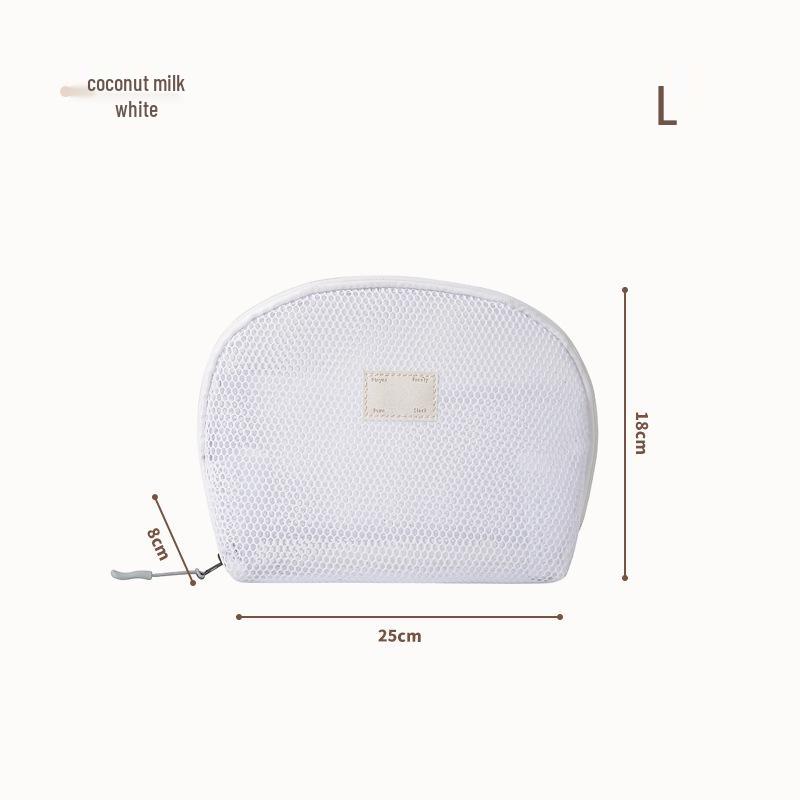 Портативная полукруглая сетчатая косметичка - Компактный дорожный органайзер для туалетных принадлежностей и помады
Портативная полукруглая сетчатая косметичка - Компактный дорожный органайзер для туалетных принадлежностей и помады