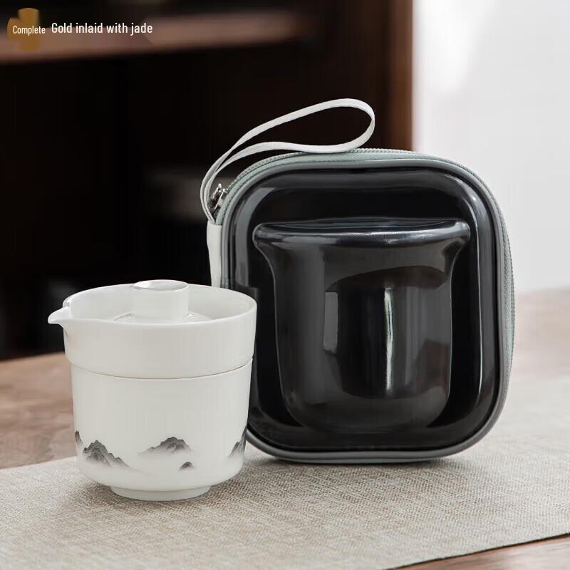 Portable Ceramic Travel Kung Fu Tea Set
Portable Ceramic Travel Kung Fu Tea Set