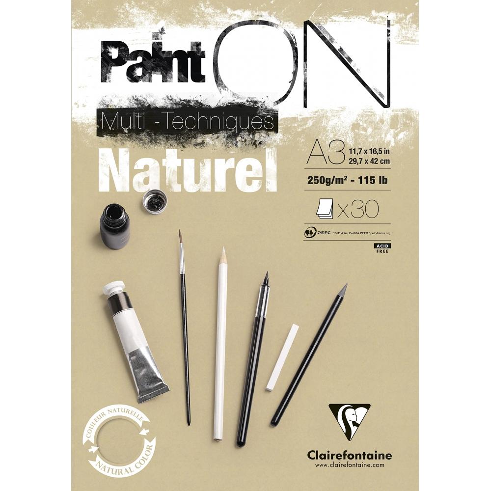 A3 Pefc Iso9706 ClairefOntaine Paint On Pad Натуральный 30 листов 250 г Сертифицированная бумага для смешанной техники
A3 Pefc Iso9706 ClairefOntaine Paint On Pad Натуральный 30 листов 250 г Сертифицированная бумага для смешанной техники