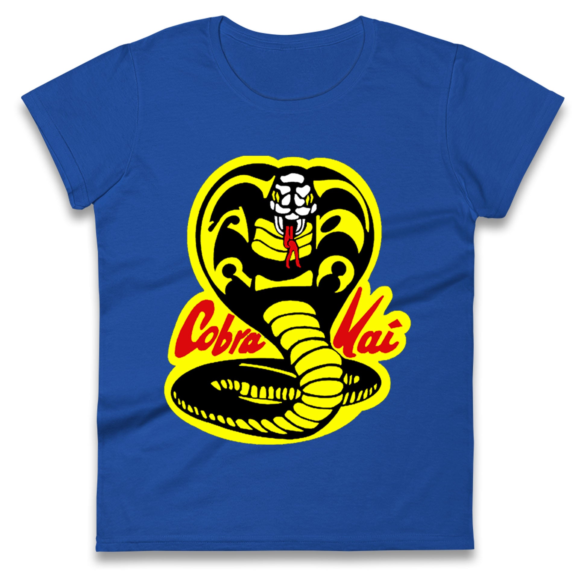Cobra Kai Fighters Womens T Shirt Mens Tops Tees Unisexs 3XL
Cobra Kai Fighters Womens T Shirt Mens Tops Tees Unisexs 3XL
