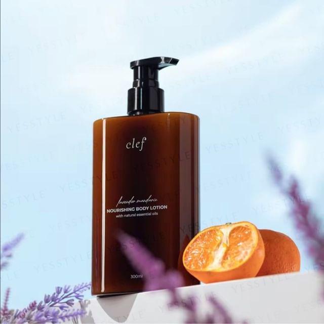 clef - Lavender & Mandarin Nourishing Body Lotion 300ml
clef - Lavender & Mandarin Nourishing Body Lotion 300ml