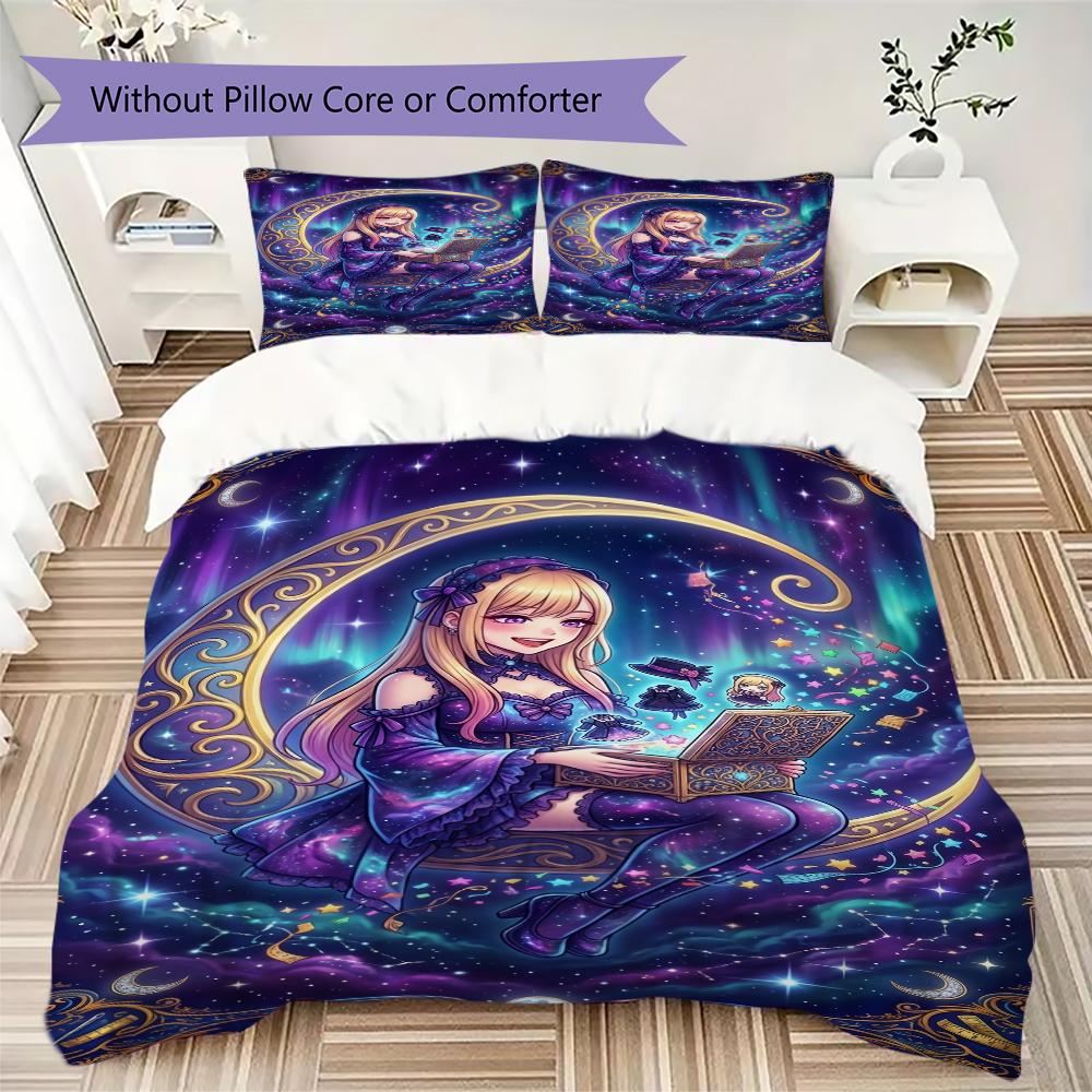 Sea Dream Girlish Feel Pattern Bedding,Quilt Set Quilt Cover Pillowcase Home Birthday Gift (1 * duvet cover + 2 * pillowcase, without core) 135x200cm
Sea Dream Girlish Feel Pattern Bedding,Quilt Set Quilt Cover Pillowcase Home Birthday Gift (1 * duvet cover + 2 * pillowcase, without core) 135x200cm
