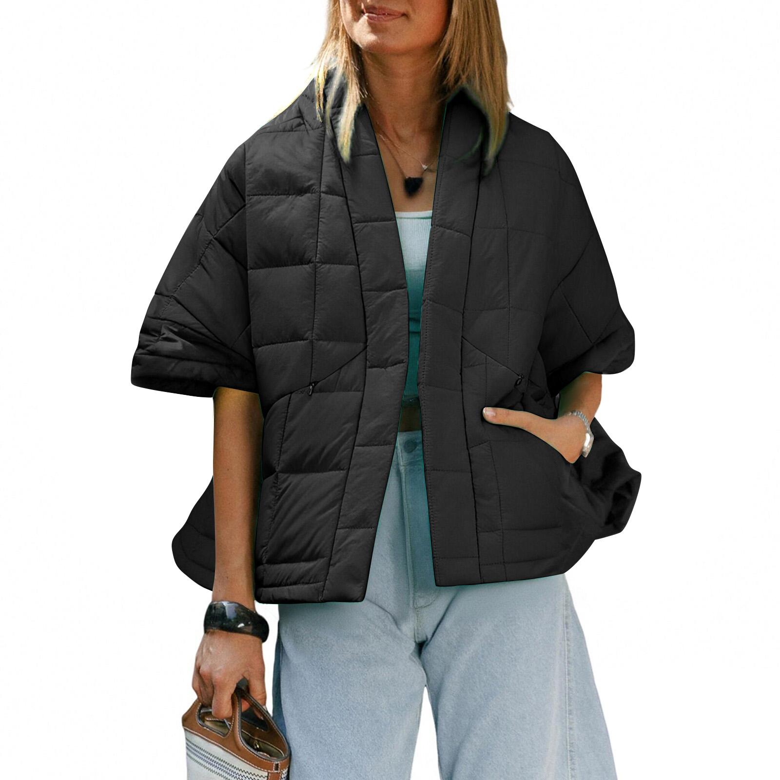 Жилет Женский Теплый Стеганый Жилеты Оверсайз Рукав-Колокольчик Открытый Спереди Жилет С Карманами Повседневная Верхняя Одежда M чёрный
Жилет Женский Теплый Стеганый Жилеты Оверсайз Рукав-Колокольчик Открытый Спереди Жилет С Карманами Повседневная Верхняя Одежда M чёрный