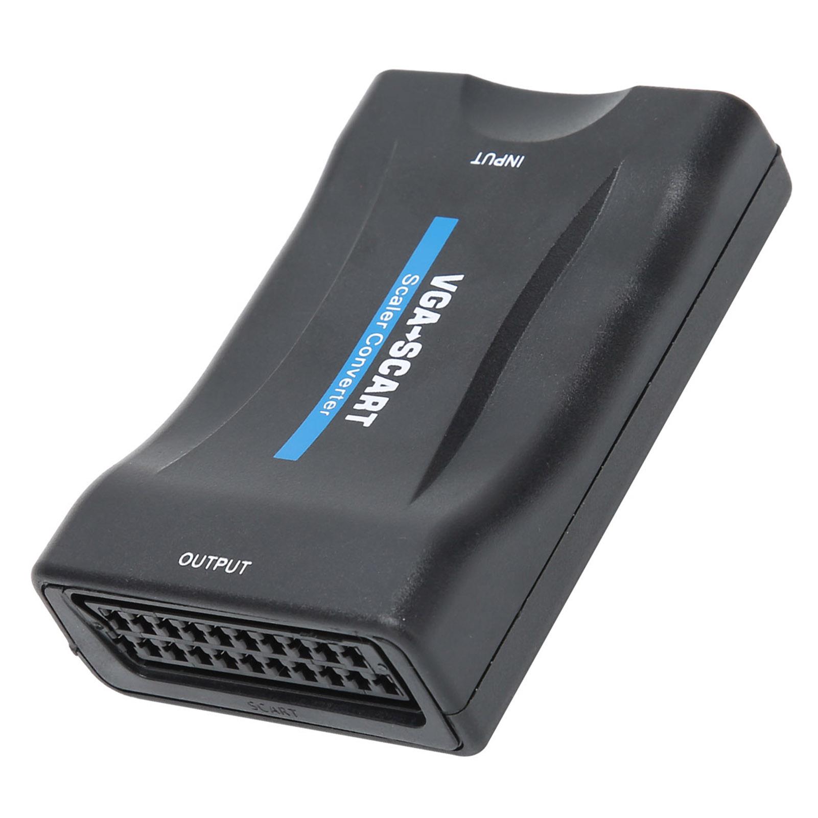 Конвертер VGA на SCART HD Відеоадаптер Комп ютерні аксесуари з Пультом дистанційного керування Зарядний кабель
Конвертер VGA на SCART HD Відеоадаптер Комп ютерні аксесуари з Пультом дистанційного керування Зарядний кабель