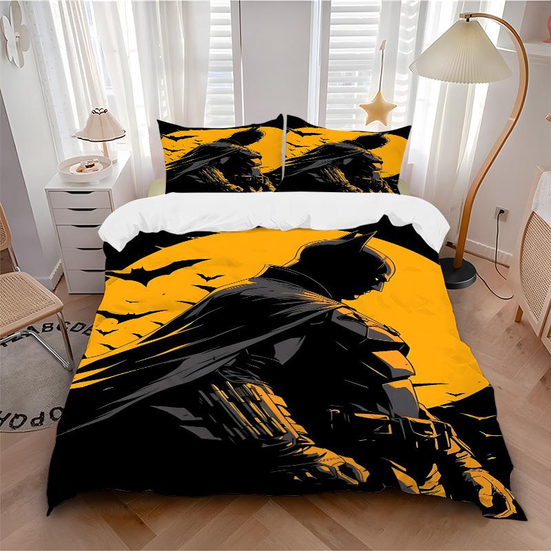 3pcs Batman Bedding Set, Soft Polyester Duvet Cover and Pillowcases Machine Washable Seasons all suitable & Guest Room Decor290 135x200cm
3pcs Batman Bedding Set, Soft Polyester Duvet Cover and Pillowcases Machine Washable Seasons all suitable & Guest Room Decor290 135x200cm