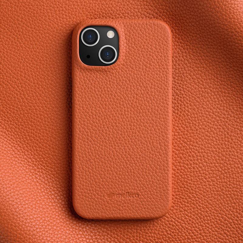 MELKCO For iPhone 13 mini 5.4 inch Protective Case Genuine Cow Leather Coated PC Phone Cover Orange
MELKCO For iPhone 13 mini 5.4 inch Protective Case Genuine Cow Leather Coated PC Phone Cover Orange
