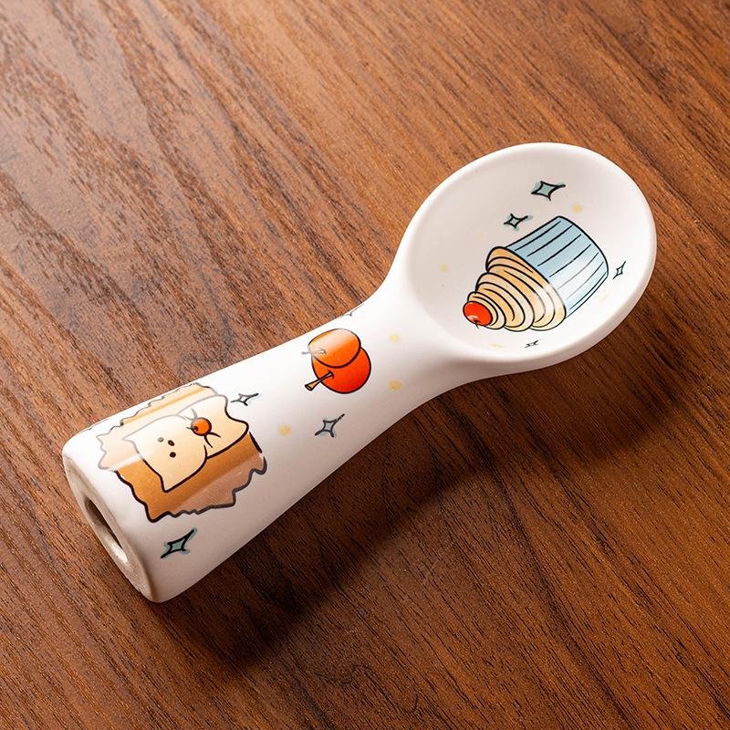 Cartoon Ceramic Spoon Cute Creative Ice Cream Spoon High-end Aesthetic Design Rice Spoon Home Children s Dessert Spoons
Cartoon Ceramic Spoon Cute Creative Ice Cream Spoon High-end Aesthetic Design Rice Spoon Home Children s Dessert Spoons