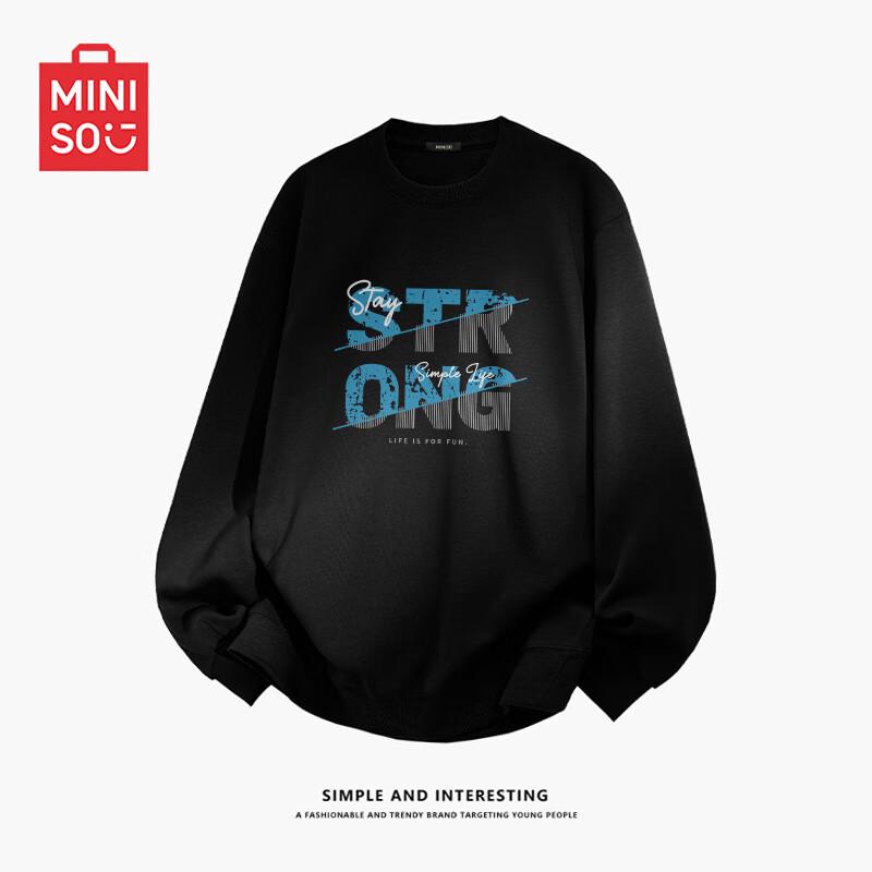 Мужской пуловер с круглым вырезом и принтом букв MINISO XL
Мужской пуловер с круглым вырезом и принтом букв MINISO XL