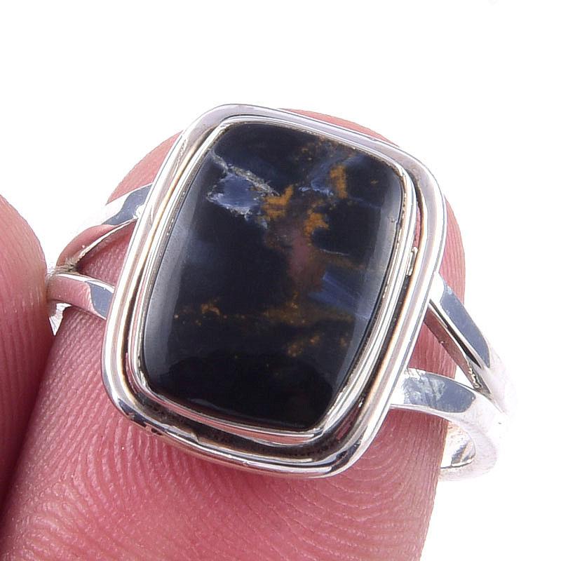 Natural Pietersite Gemstone Handmade 925 Solid Sterling Silver Ring Size 7 E3w69
Natural Pietersite Gemstone Handmade 925 Solid Sterling Silver Ring Size 7 E3w69