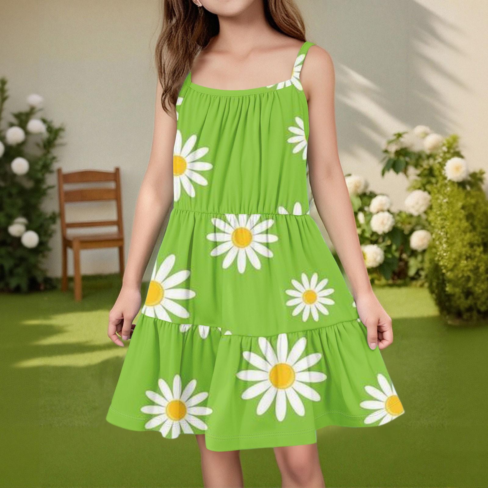 Детское летнее повседневное модное платье без рукавов с круглым вырезом 130 зелёный
Детское летнее повседневное модное платье без рукавов с круглым вырезом 130 зелёный