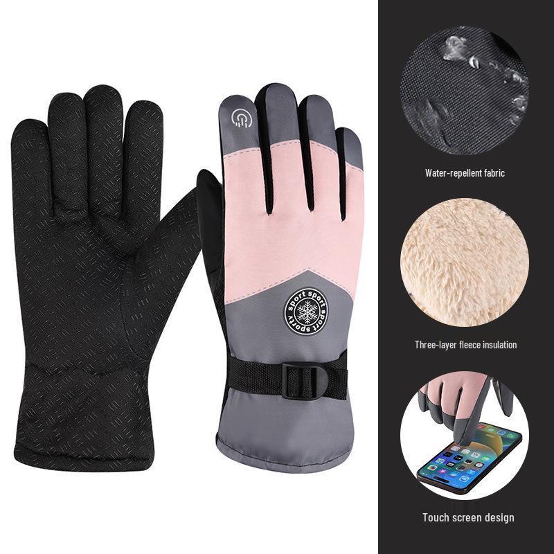 Touchscreen Cold-Weather Ski & Cycling Gloves for Men and Women - Warm, Splash-Proof, Velvet-Lined One Size
Touchscreen Cold-Weather Ski & Cycling Gloves for Men and Women - Warm, Splash-Proof, Velvet-Lined One Size
