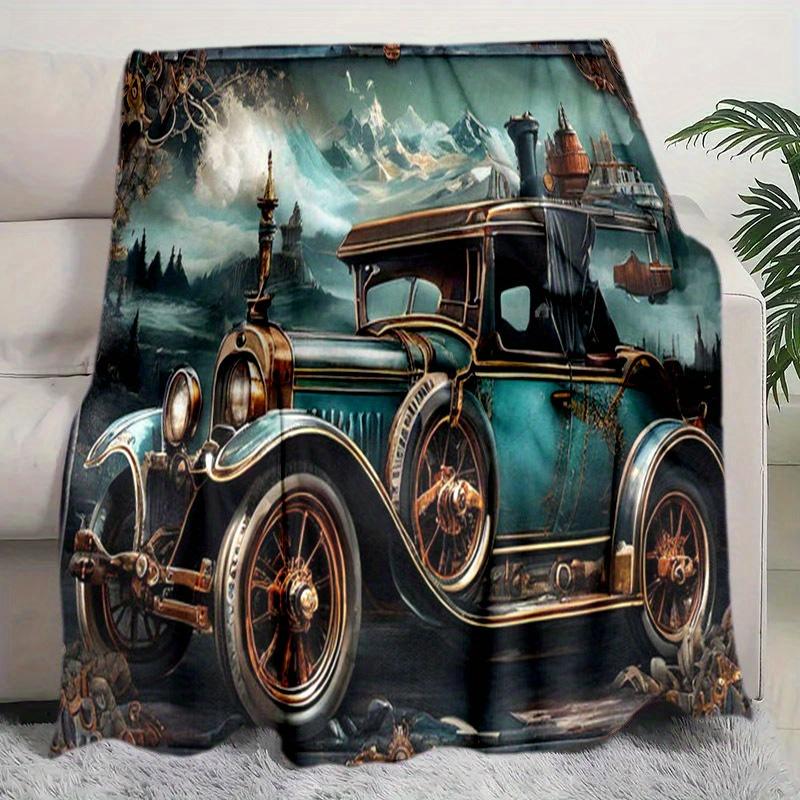 SteamPunk Automobile Design Flannel printed blanket suitable for all seasons suitable for living room office sofa and travel 75x100cm
SteamPunk Automobile Design Flannel printed blanket suitable for all seasons suitable for living room office sofa and travel 75x100cm