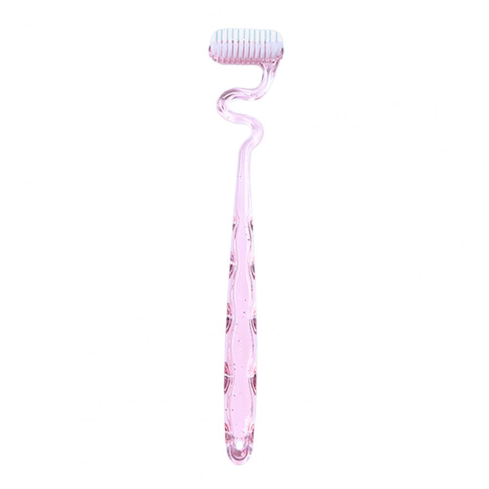 19cm Toothbrush With Hanging Hole Design S-Shaped Vertical Brush Soft Bristles Anti-Slip Handle Toothbrush Tongue Massage Tools рожевий
19cm Toothbrush With Hanging Hole Design S-Shaped Vertical Brush Soft Bristles Anti-Slip Handle Toothbrush Tongue Massage Tools рожевий