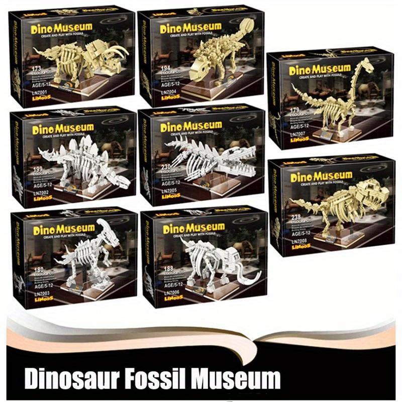 1 комплект, мир динозавров Юрского периода, серия T-rex, трицератопс, скелет, орнамент, строительные блоки, ископаемые кирпичи, фигурки, игрушки, подарки для детей
1 комплект, мир динозавров Юрского периода, серия T-rex, трицератопс, скелет, орнамент, строительные блоки, ископаемые кирпичи, фигурки, игрушки, подарки для детей