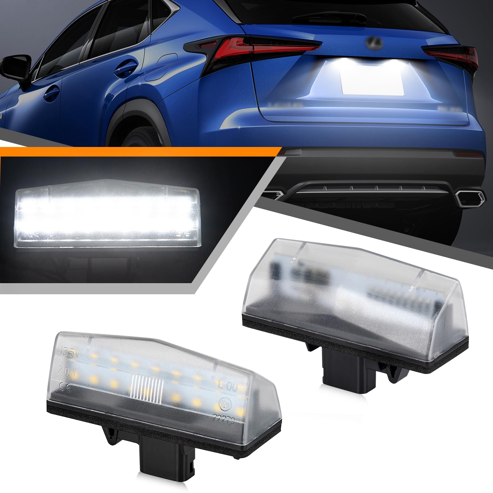 NEIFILESCH-R Подсветка номера LEDNX200T300H Лампа подсветки номера LEDRX450H/200T Lexus CT200HZWA10 Лампа подсветки номера TOYOTA применимо 2 шт.
NEIFILESCH-R Подсветка номера LEDNX200T300H Лампа подсветки номера LEDRX450H/200T Lexus CT200HZWA10 Лампа подсветки номера TOYOTA применимо 2 шт.
