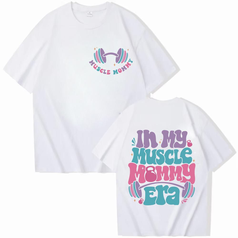 In My Muscle Mommy Era Women Tshirts Funny Gifts for Gym Lovers Tees Muscle Mommy Graphic Tops Weightlifting Female Clothing 4XL
In My Muscle Mommy Era Women Tshirts Funny Gifts for Gym Lovers Tees Muscle Mommy Graphic Tops Weightlifting Female Clothing 4XL