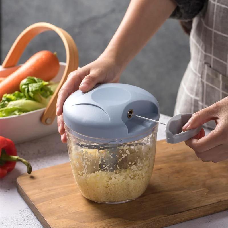 1pc 500ml Manual Chopper, Manual Drawstring Food Processor, Vegetable Salad Processor, Kitchen Tool Accessories
1pc 500ml Manual Chopper, Manual Drawstring Food Processor, Vegetable Salad Processor, Kitchen Tool Accessories
