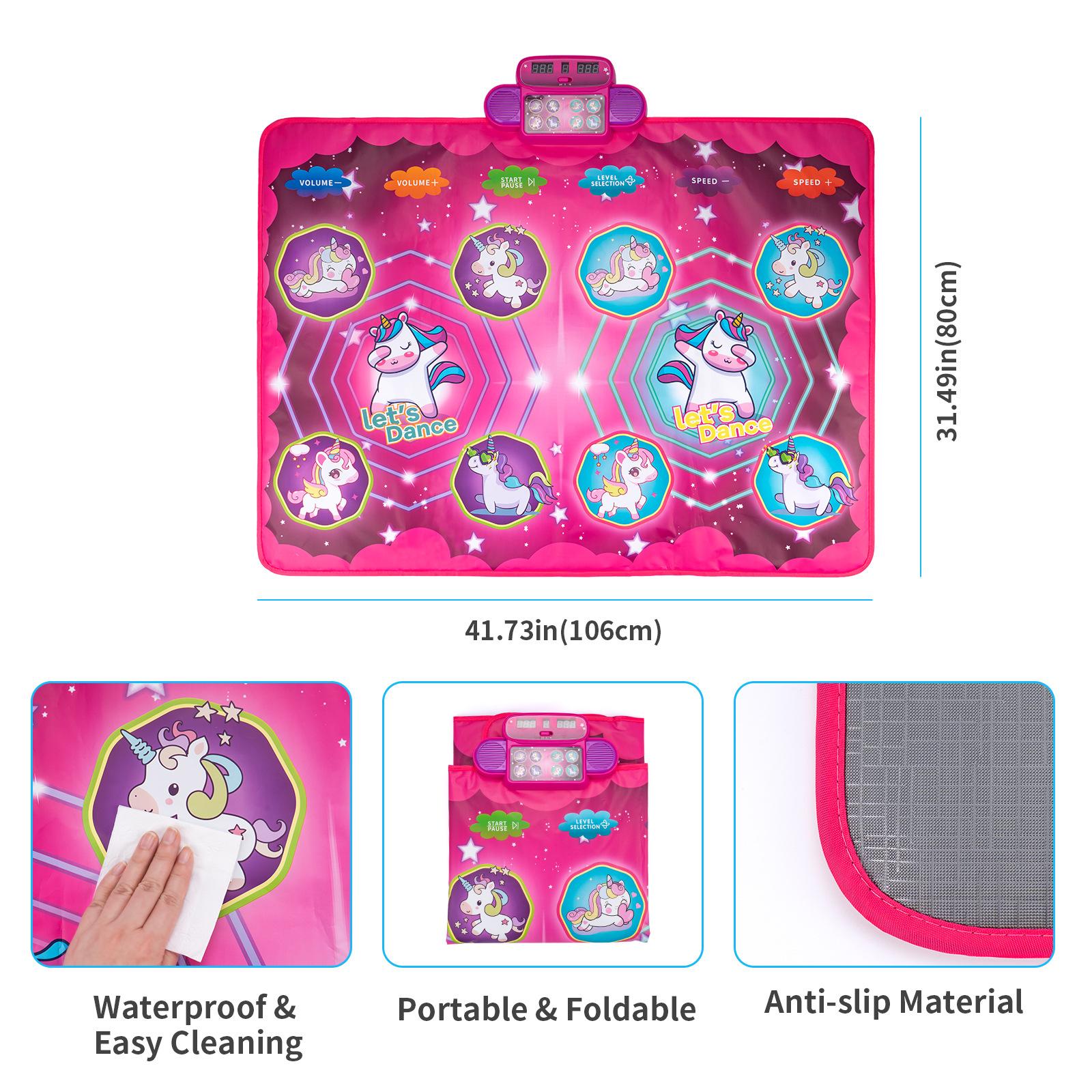 106x80CM Dancing Blanket Kids Electronic Dance Mat Double Players Mode with 9 Levels Kid Floor Music Blanket Educational Toys 106 80cm
106x80CM Dancing Blanket Kids Electronic Dance Mat Double Players Mode with 9 Levels Kid Floor Music Blanket Educational Toys 106 80cm