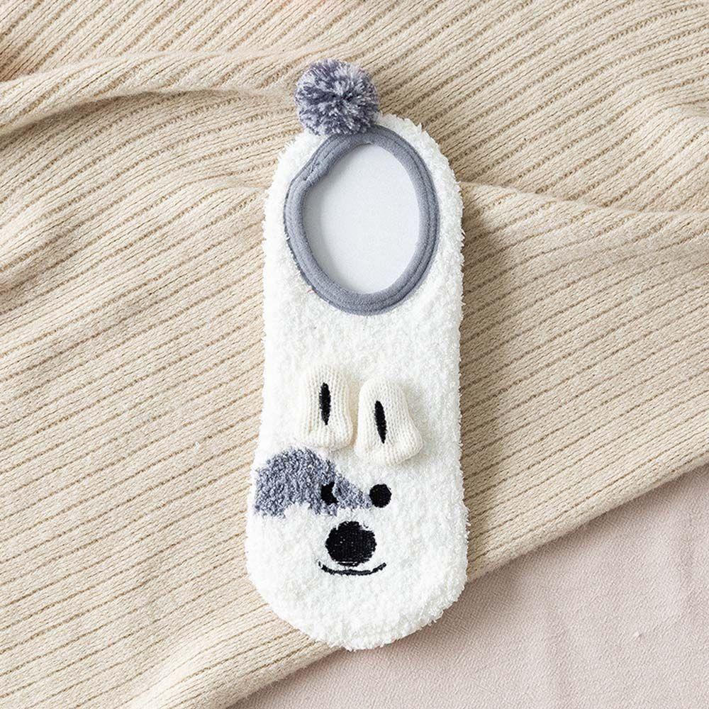Warm Non-slip Coral Fleece Dog 3D Animal For Girls Cartoon Women Sleep Socks Floor Socks Korean Ankle Socks Winter Hosiery One Size
Warm Non-slip Coral Fleece Dog 3D Animal For Girls Cartoon Women Sleep Socks Floor Socks Korean Ankle Socks Winter Hosiery One Size