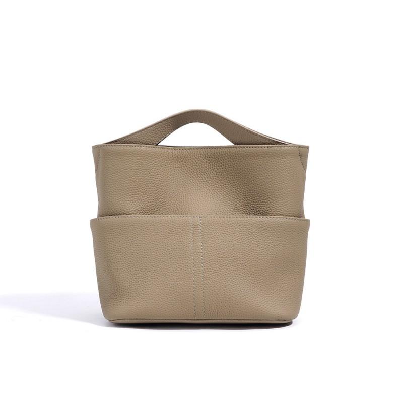 High End Fashion Handheld Versatile Bucket Bag Genuine Leather Simple Handbag Shoulder Crossbody 20x13x19cm хакі
High End Fashion Handheld Versatile Bucket Bag Genuine Leather Simple Handbag Shoulder Crossbody 20x13x19cm хакі