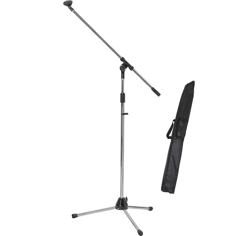 KC Boom Microphone Stand, Straight Type, MBCSCR, Chrome (Soft Case and Microphone Holder Included)
KC Boom Microphone Stand, Straight Type, MBCSCR, Chrome (Soft Case and Microphone Holder Included)