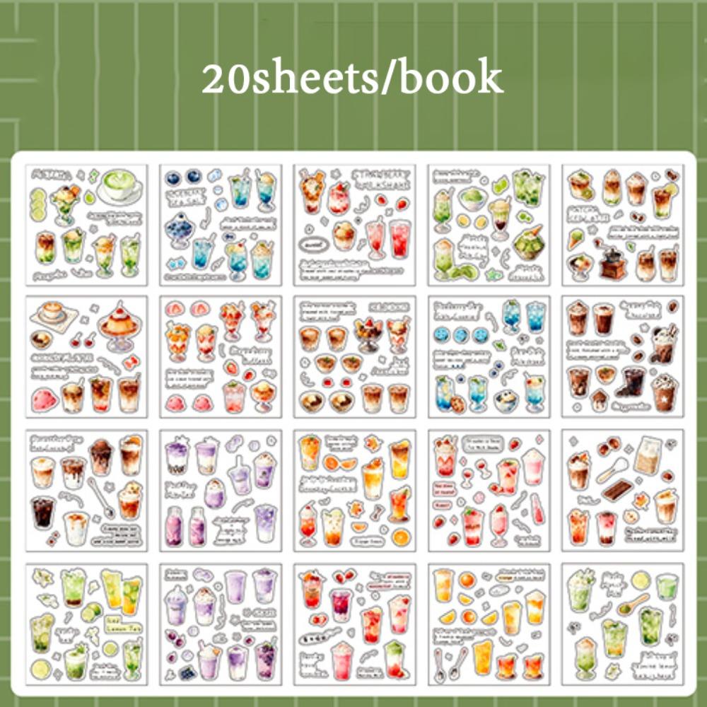 20 Sheets Sticker Book PET Craft Stickers Cute Scrapbook Sticker Journal Decoration Style 1
20 Sheets Sticker Book PET Craft Stickers Cute Scrapbook Sticker Journal Decoration Style 1