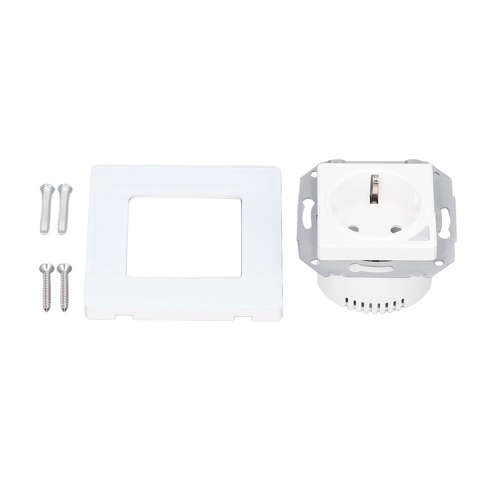 In Wall Smart Outlet 2.4GHz Wifi Socket Waterproof Remote Control Voice Control for Google Home EU Plug
In Wall Smart Outlet 2.4GHz Wifi Socket Waterproof Remote Control Voice Control for Google Home EU Plug