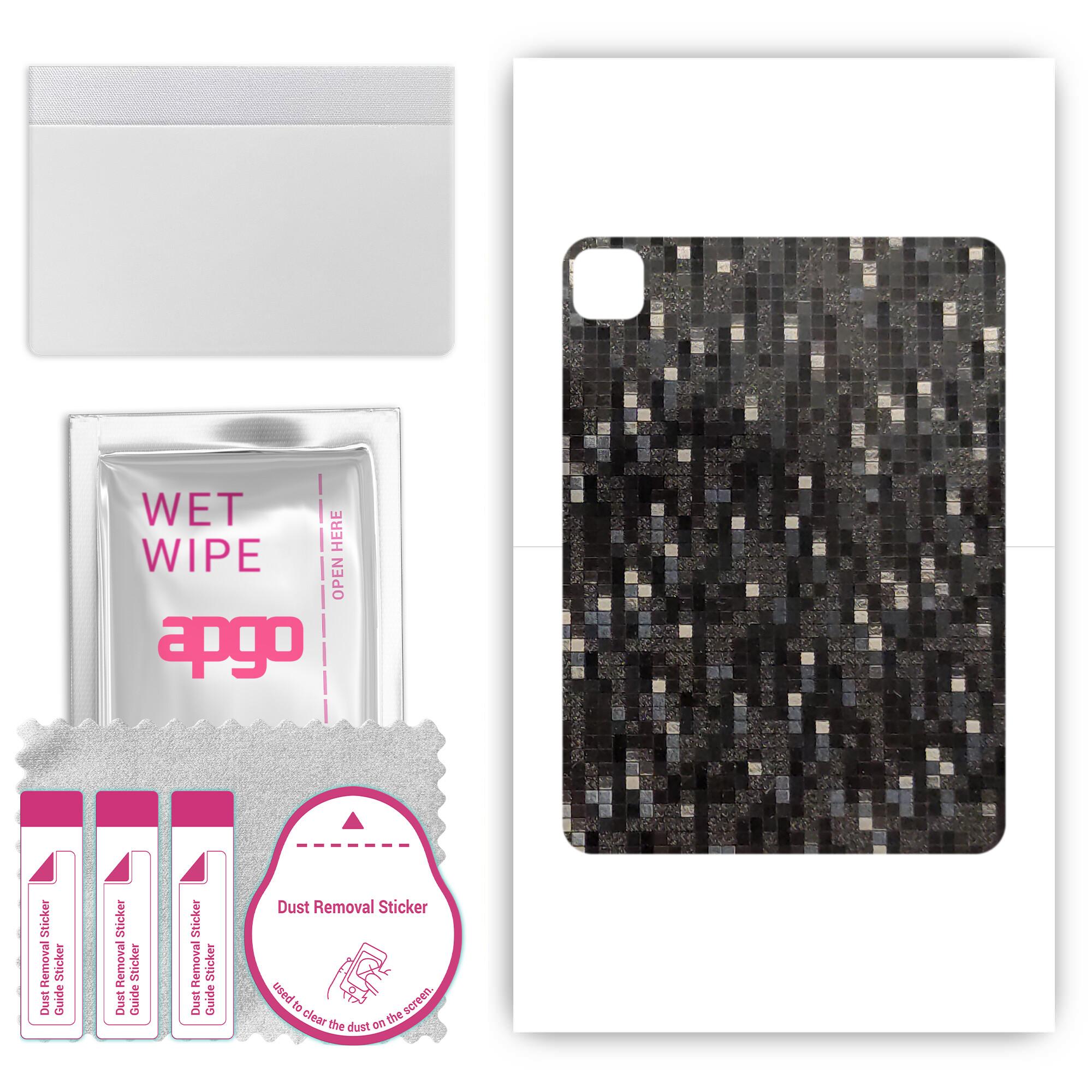 Apgo Protective Skin Sticker для задньої панелі, сумісний з Apple iPad Pro 11 (2020), Обгортка плівка, фольга, вініл – візерунок чорного пікселя
Apgo Protective Skin Sticker для задньої панелі, сумісний з Apple iPad Pro 11 (2020), Обгортка плівка, фольга, вініл – візерунок чорного пікселя